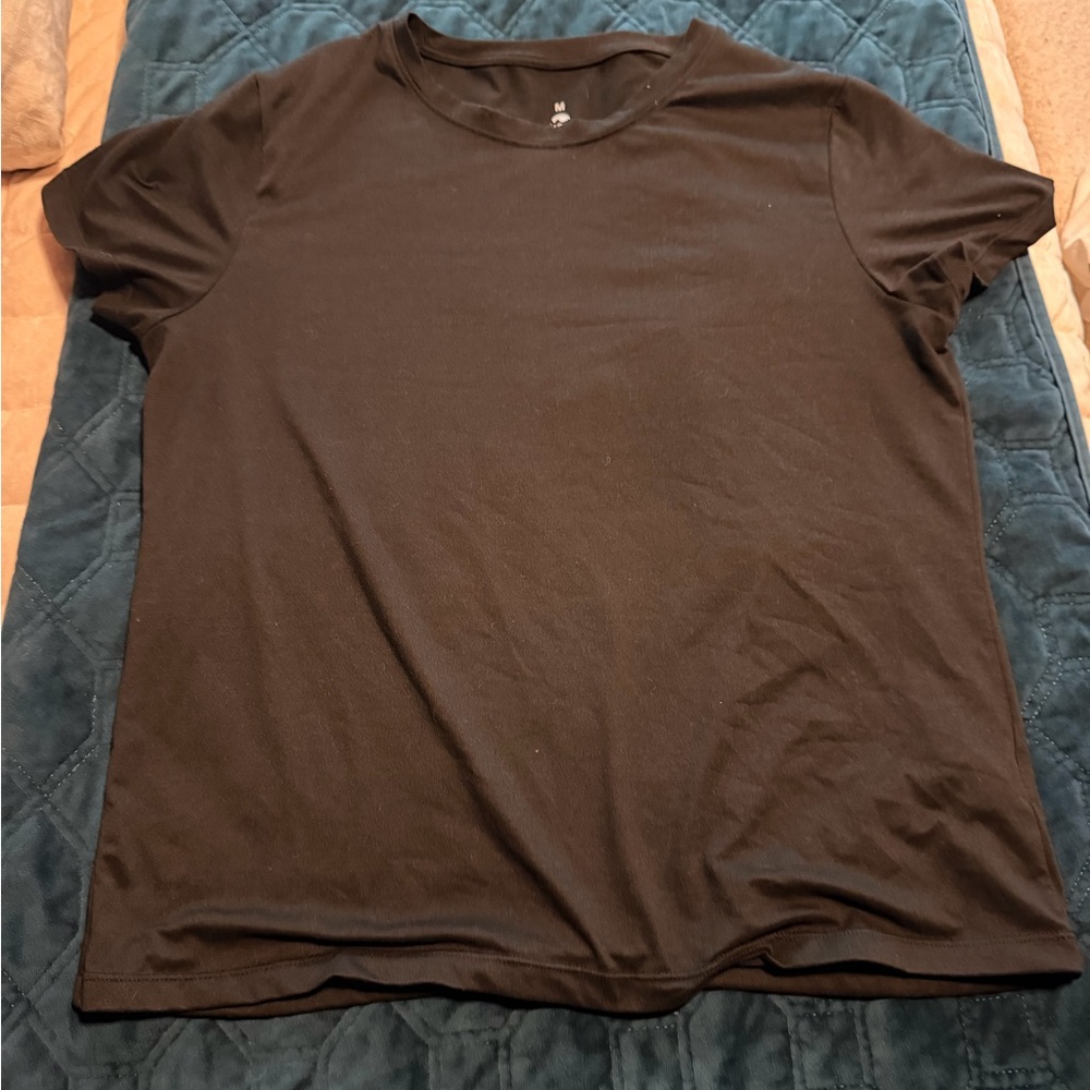 Black Crew Neck Tee